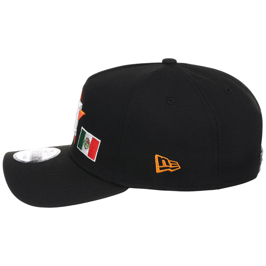 Houston Astros Houston Crown the City 'MEX Flag' New Era 9FORTY (Black/Black)