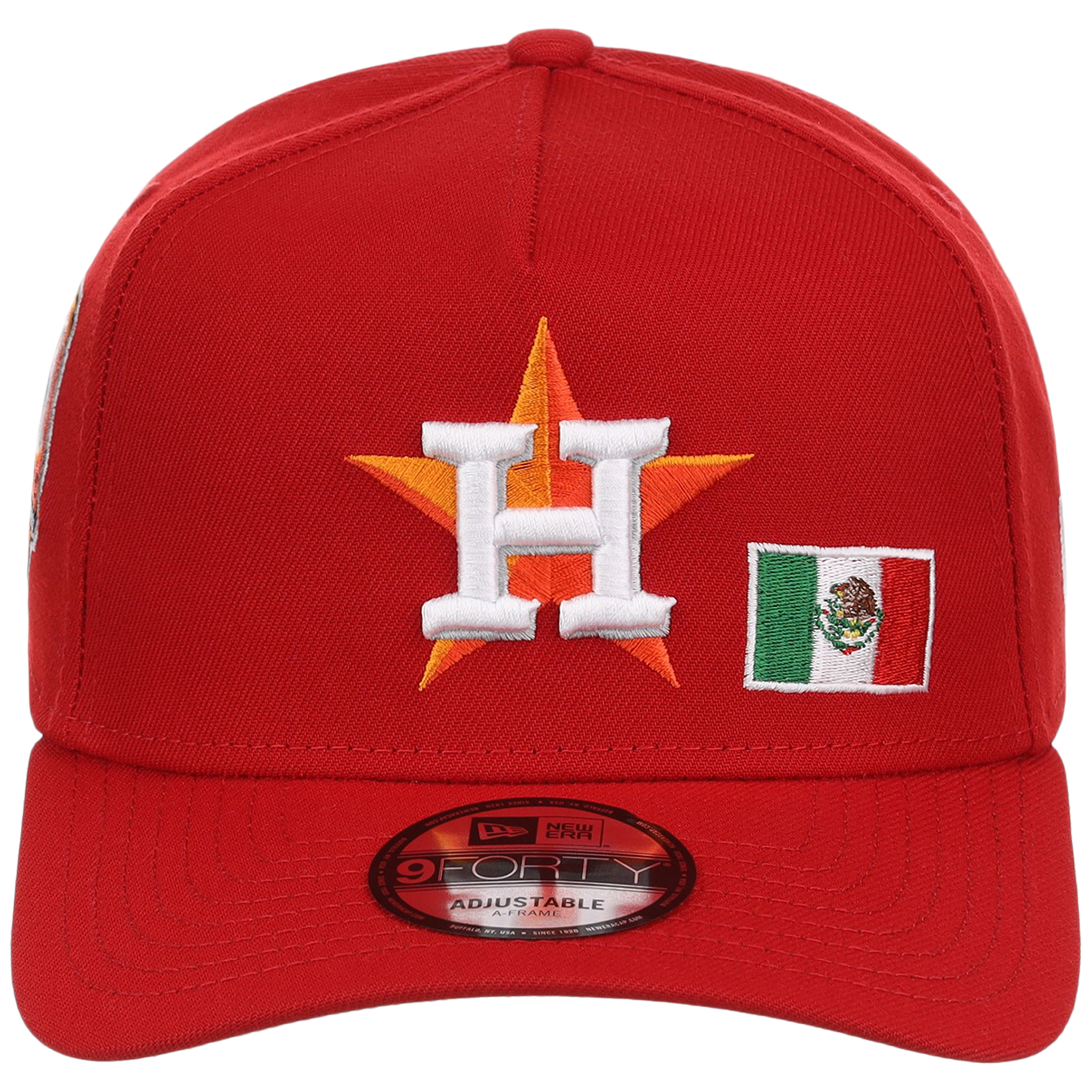 Houston Astros Houston Crown the City 'MEX Flag' New Era 9FORTY (Red/Red)