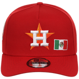 Houston Astros Houston Crown the City 'MEX Flag' New Era 9FORTY (Red/Red)