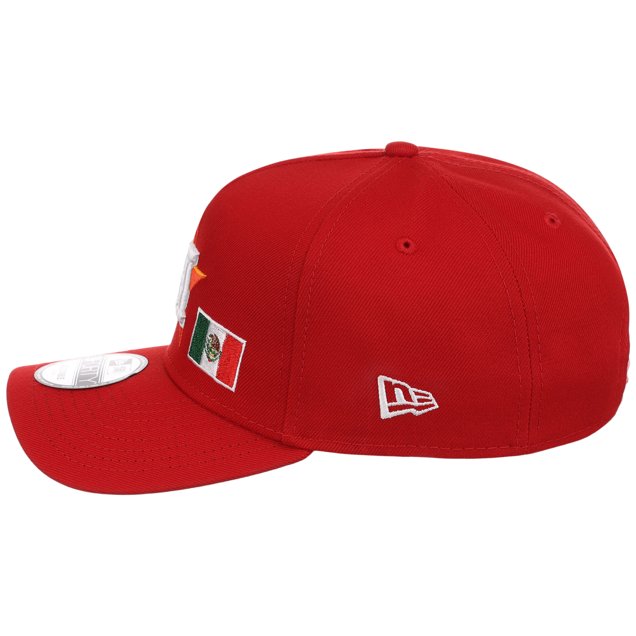 Houston Astros Houston Crown the City 'MEX Flag' New Era 9FORTY (Red/Red)