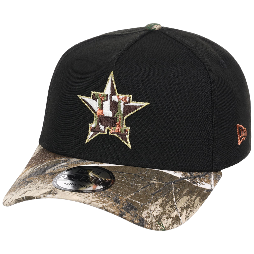 Houston Astros Houston Crown the City 'MEX Flag (Realtree)' New Era 9FORTY (Black/Realtree)