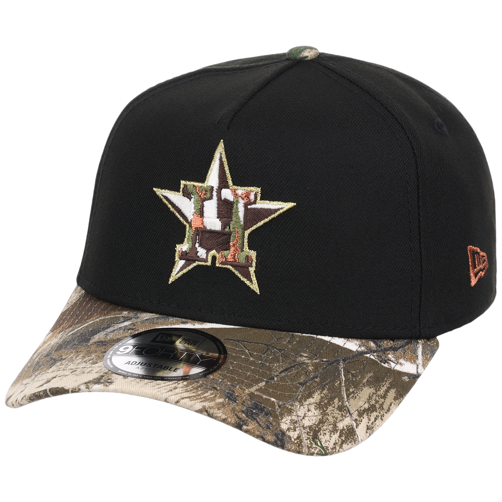 Houston Astros Houston Crown the City 'MEX Flag (Realtree)' New Era 9FORTY (Black/Realtree)