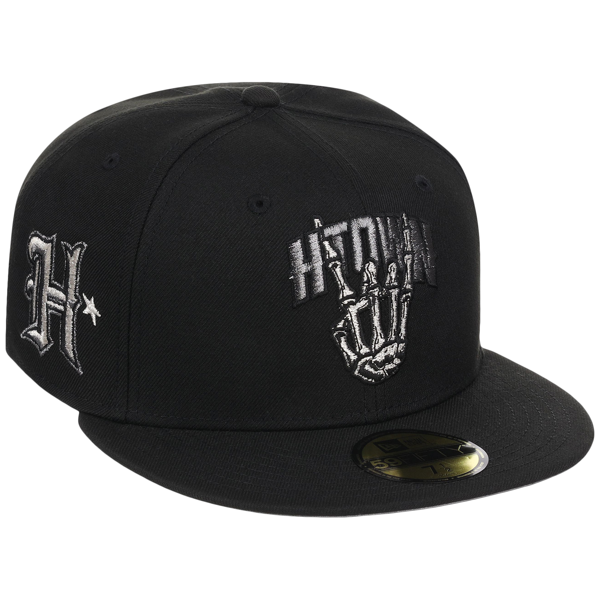 Houston Astros Houston Crown the City 'H-Town Skeleton' New Era 59FIFTY (Black/Black)