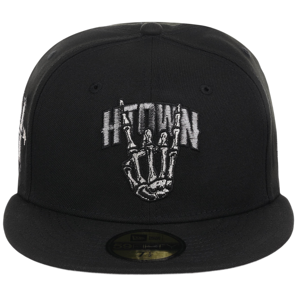 Houston Astros Houston Crown the City 'H-Town Skeleton' New Era 59FIFTY (Black/Black)