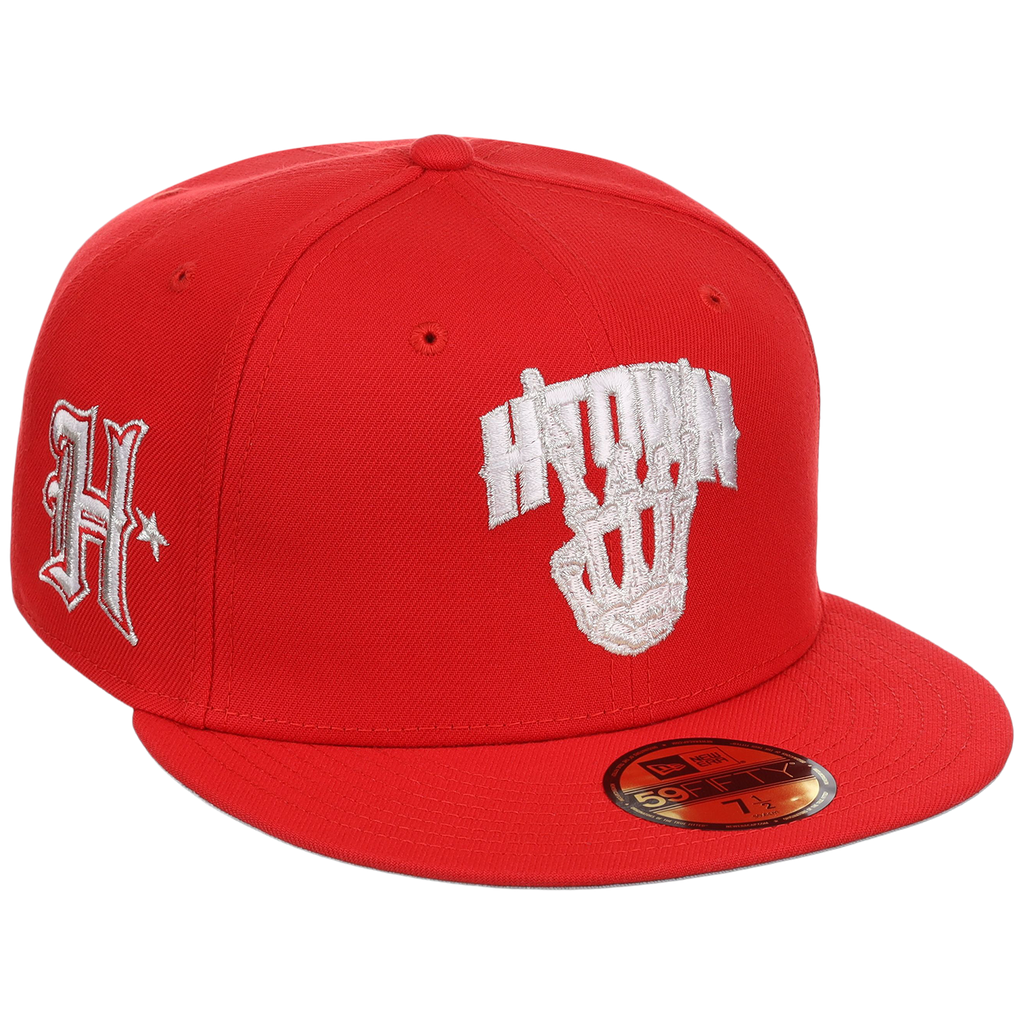 Houston Astros Houston Crown the City 'H-Town Skeleton' New Era 59FIFTY (Red/Red)