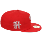Houston Astros Houston Crown the City 'H-Town Skeleton' New Era 59FIFTY (Red/Red)