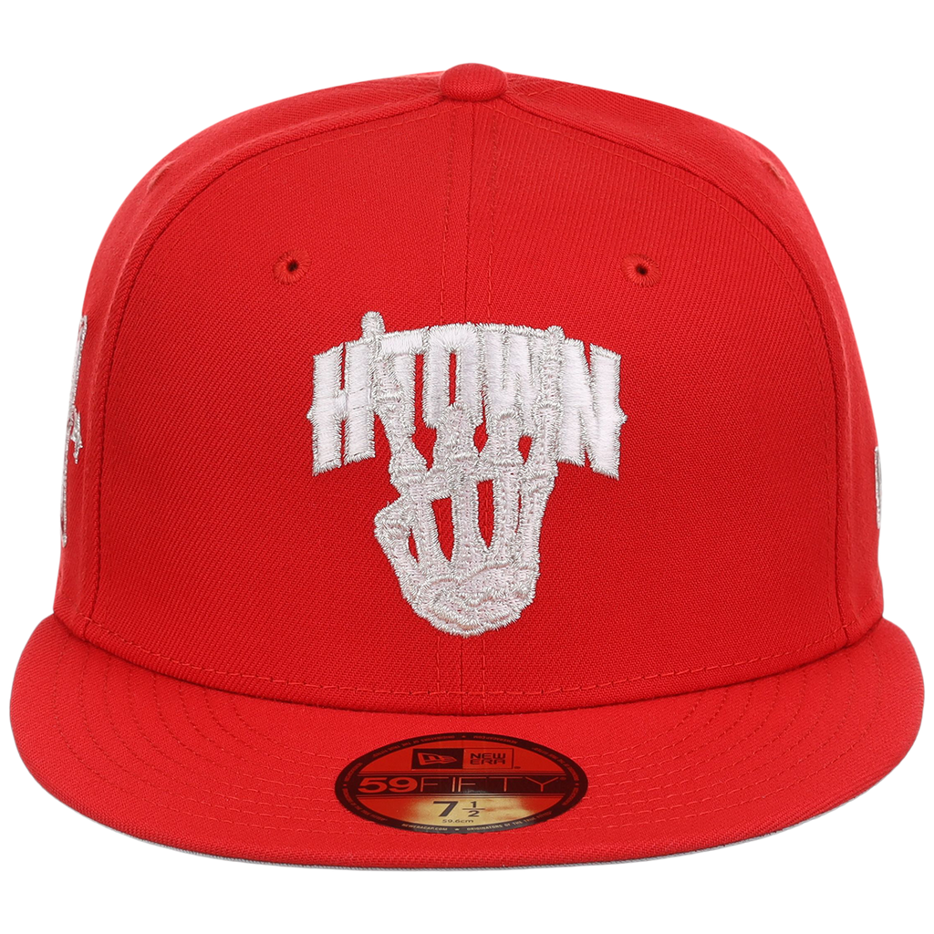 Houston Astros Houston Crown the City 'H-Town Skeleton' New Era 59FIFTY (Red/Red)