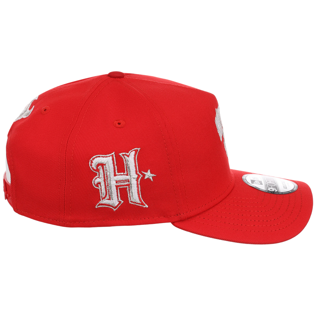 Houston Astros Houston Crown the City 'H-Town Skeleton' New Era 9FORTY (Red/Red)