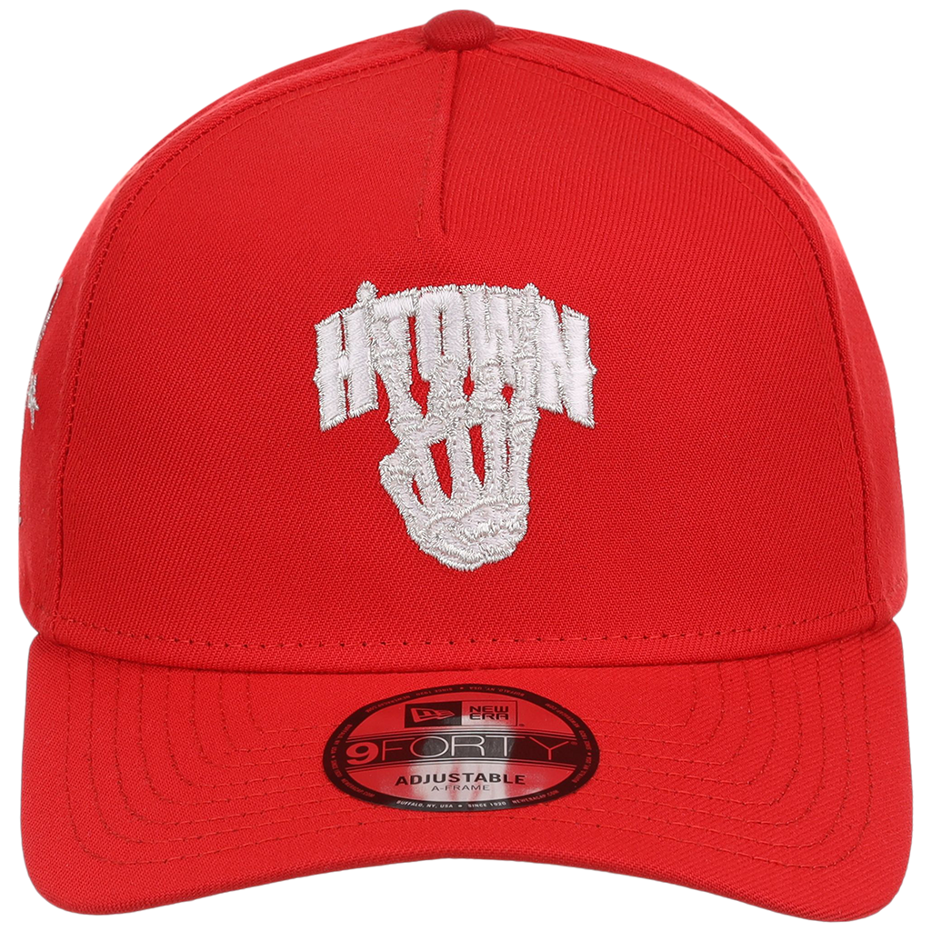 Houston Astros Houston Crown the City 'H-Town Skeleton' New Era 9FORTY (Red/Red)