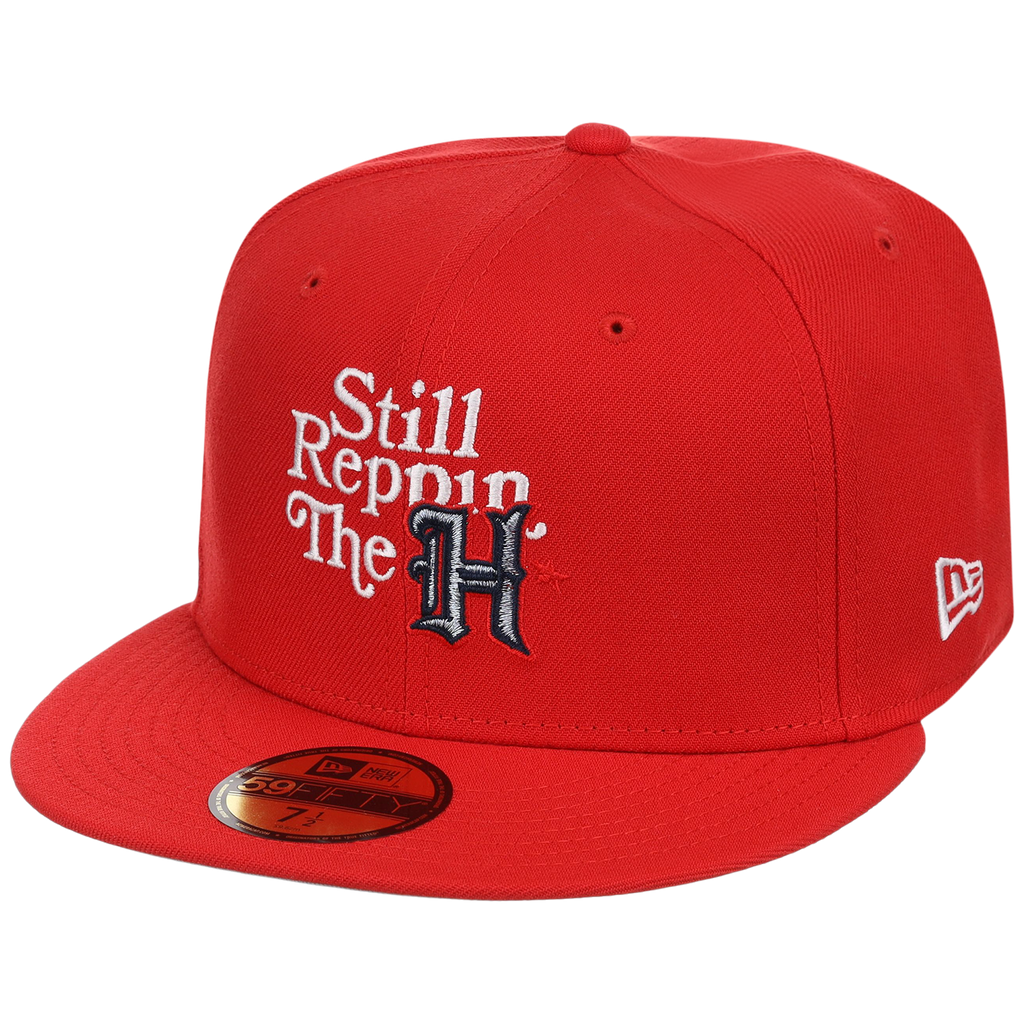 Houston Texans 'Still Reppin' (Red/Red) Houston Crown the City New Era 59FIFTY