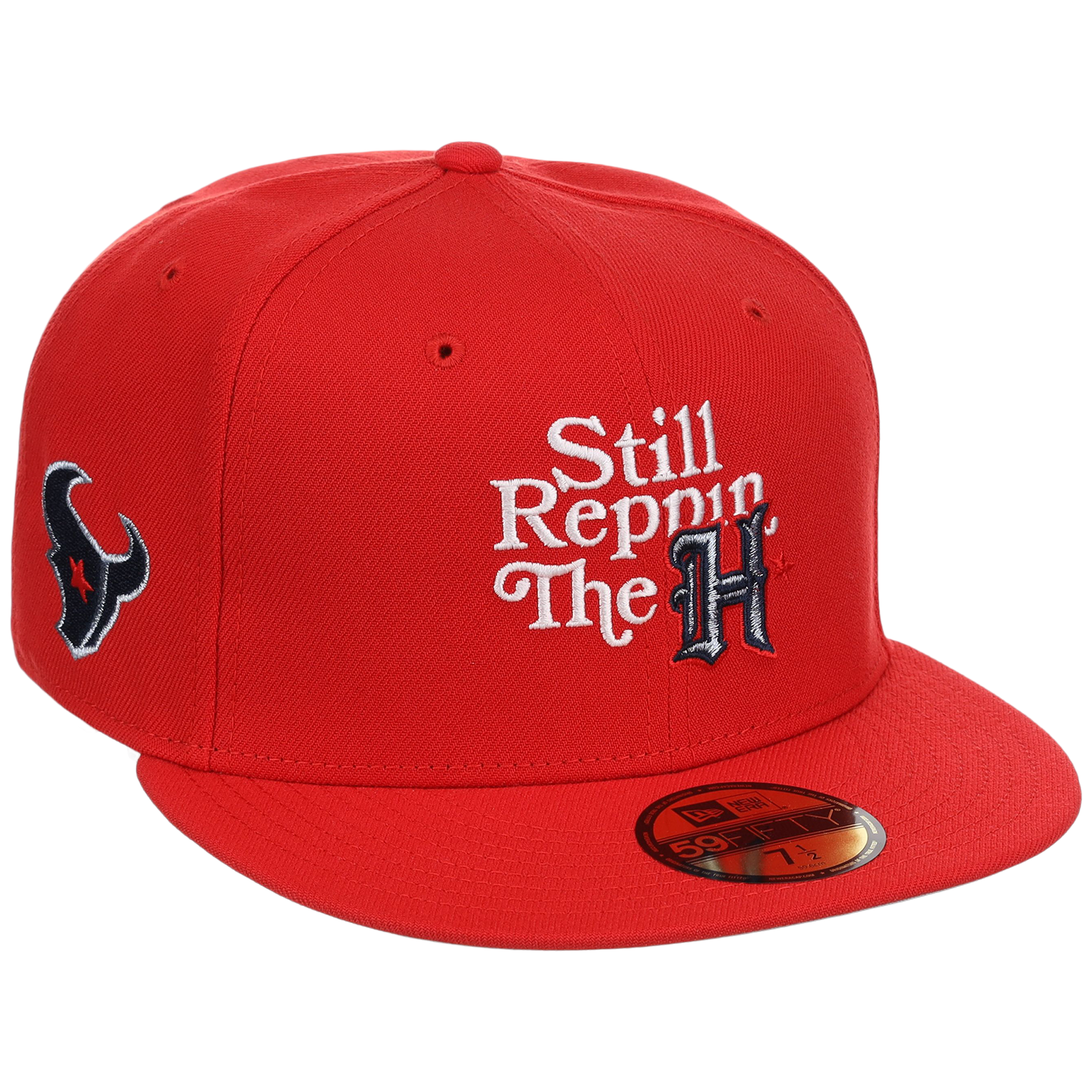 Houston Texans 'Still Reppin' (Red/Red) Houston Crown the City New Era 59FIFTY
