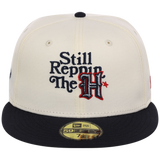 Houston Texans Houston Crown the City 'Still Reppin'' New Era 59FIFTY (Chrome/Navy)