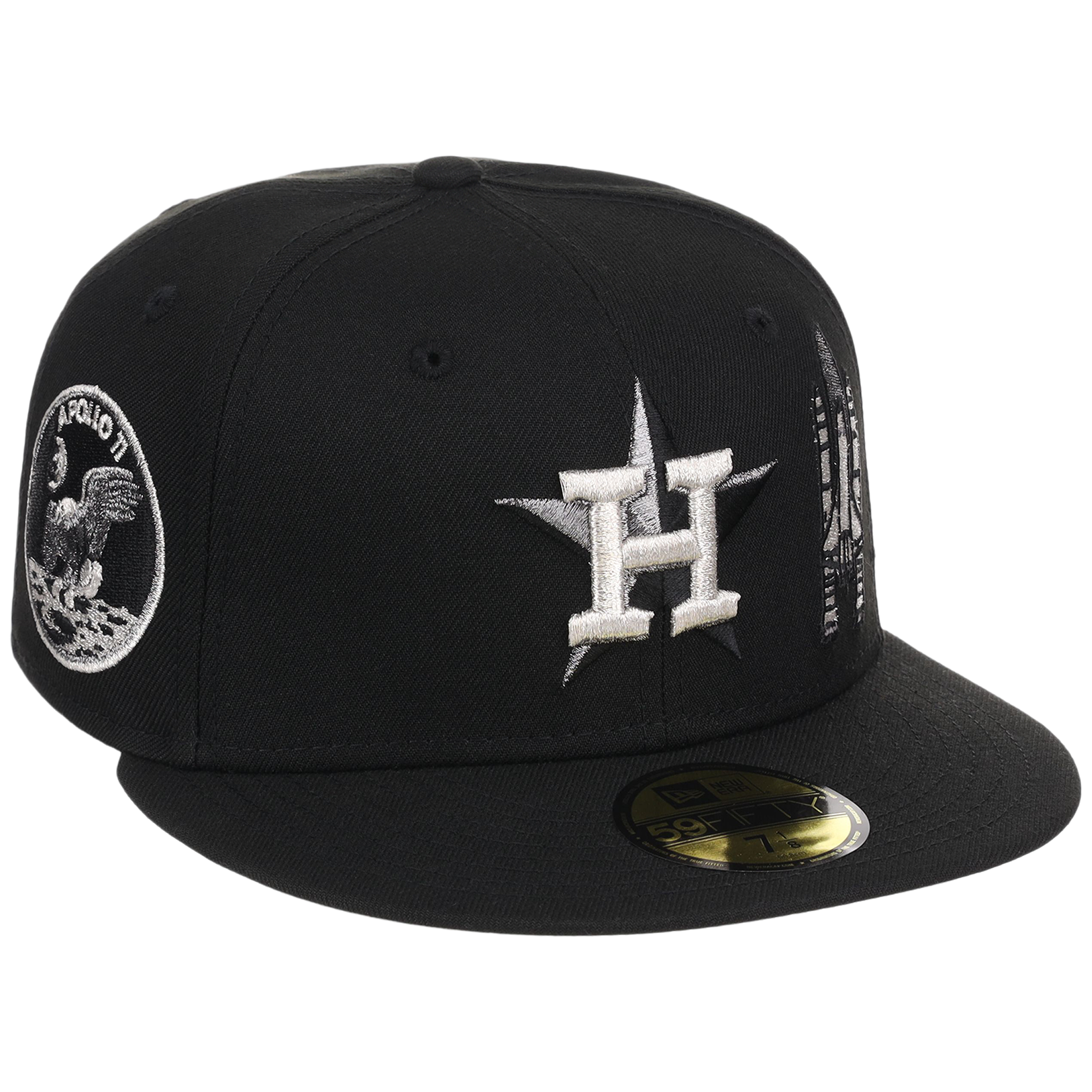 Houston Astros Houston Crown the City 'Spaceship' New Era 59FIFTY (Black/Black)