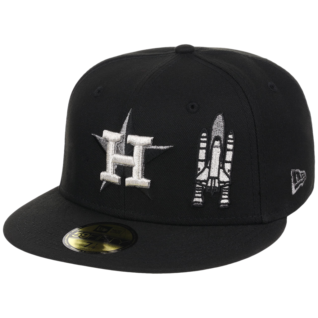 Houston Astros Houston Crown the City 'Spaceship' New Era 59FIFTY (Black/Black)