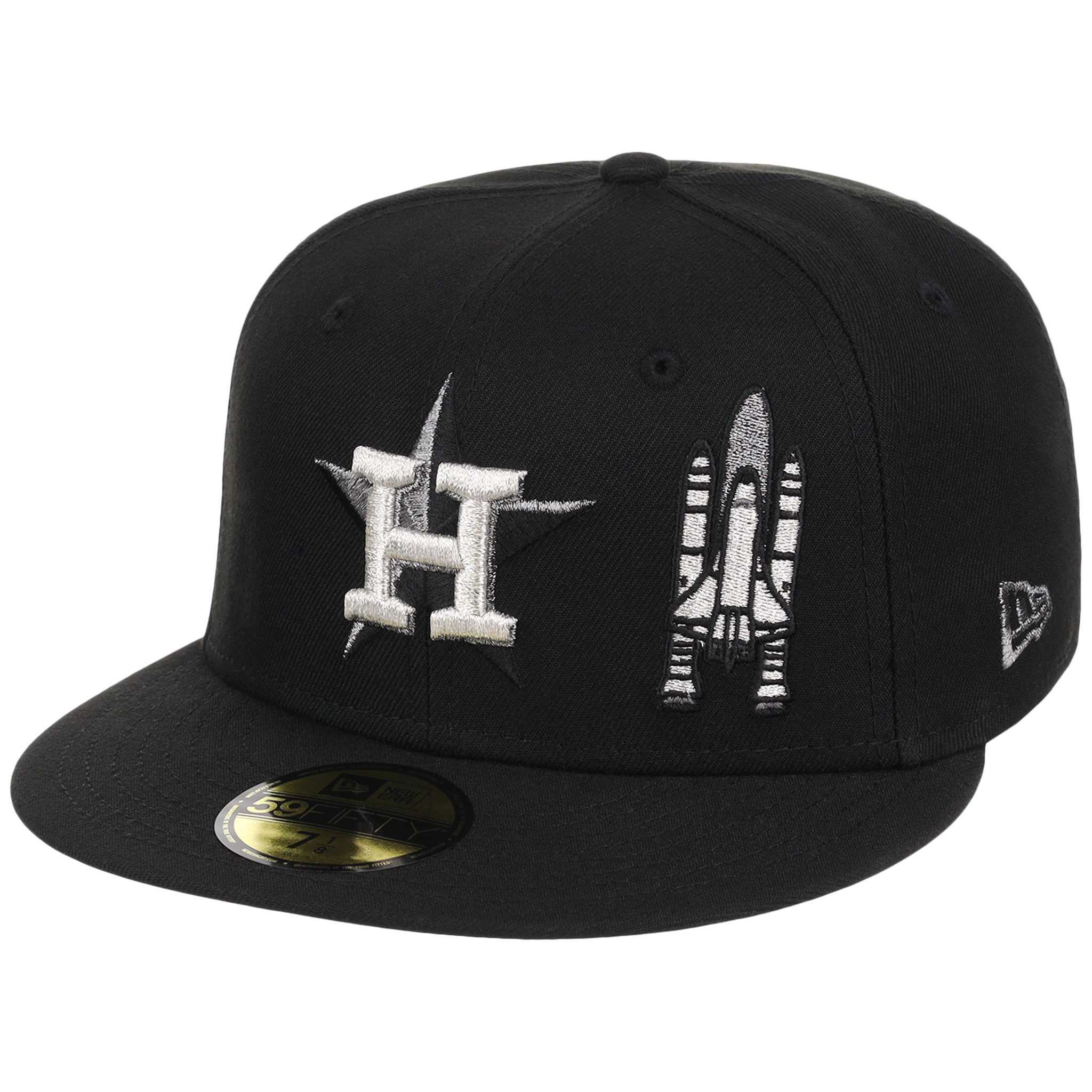 Houston Astros Houston Crown the City 'Spaceship' New Era 59FIFTY (Black/Black)
