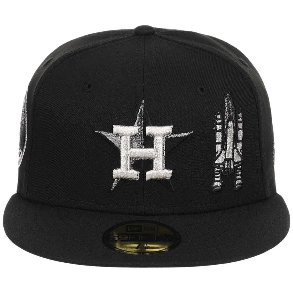 Houston Astros Houston Crown the City 'Spaceship' New Era 59FIFTY (Black/Black)