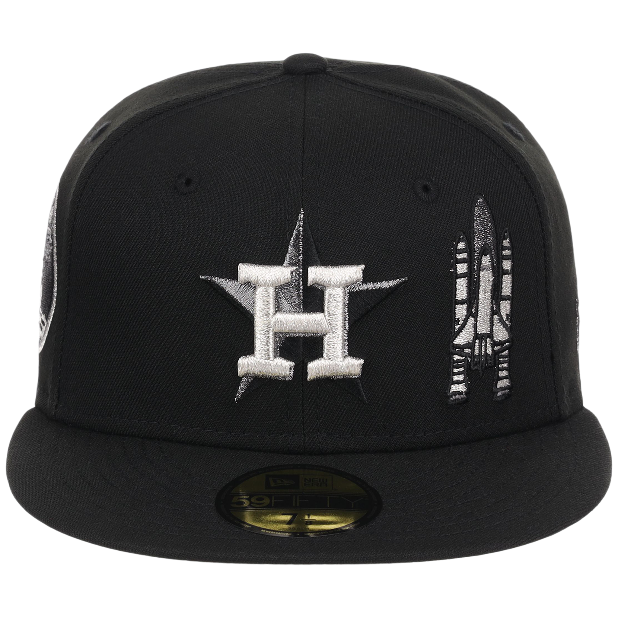 Houston Astros Houston Crown the City 'Spaceship' New Era 59FIFTY (Black/Black)
