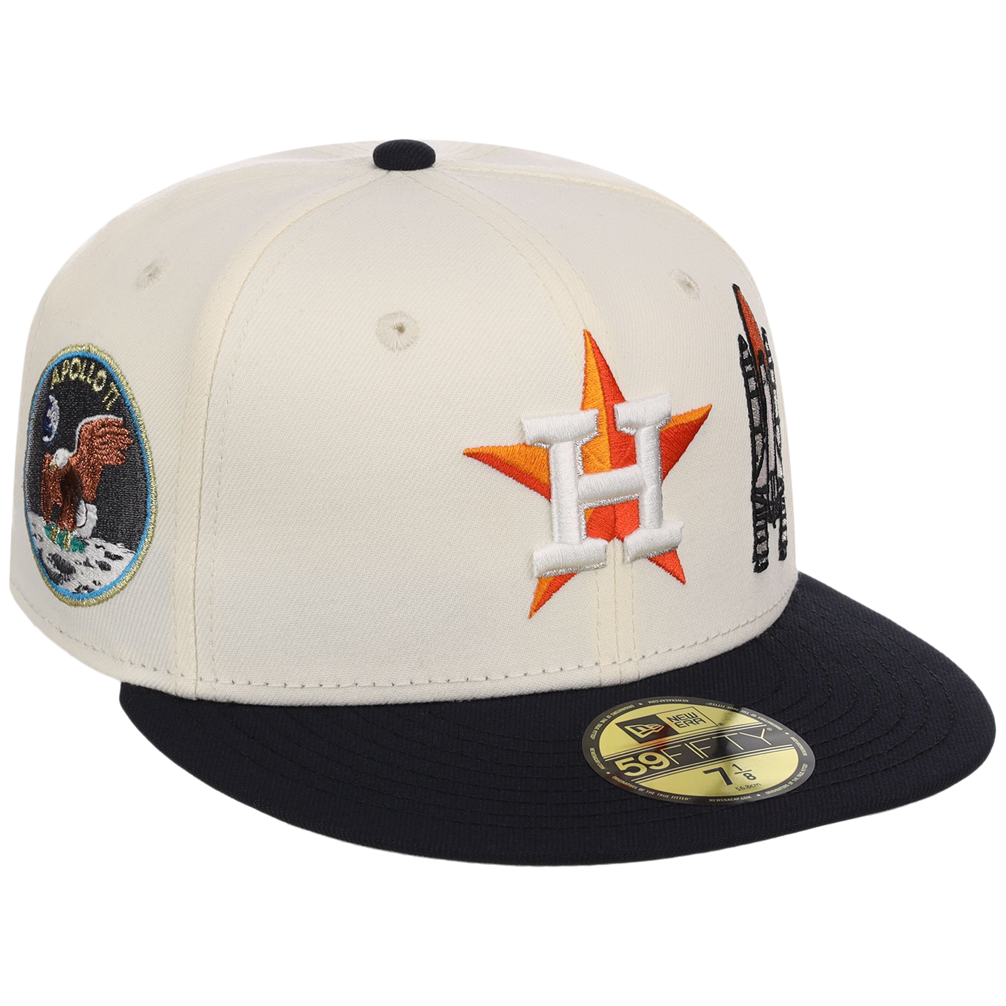 Houston Astros Houston Crown the City 'Spaceship' New Era 59FIFTY (Chrome/Navy)