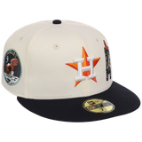 Houston Astros Houston Crown the City 'Spaceship' New Era 59FIFTY (Chrome/Navy)