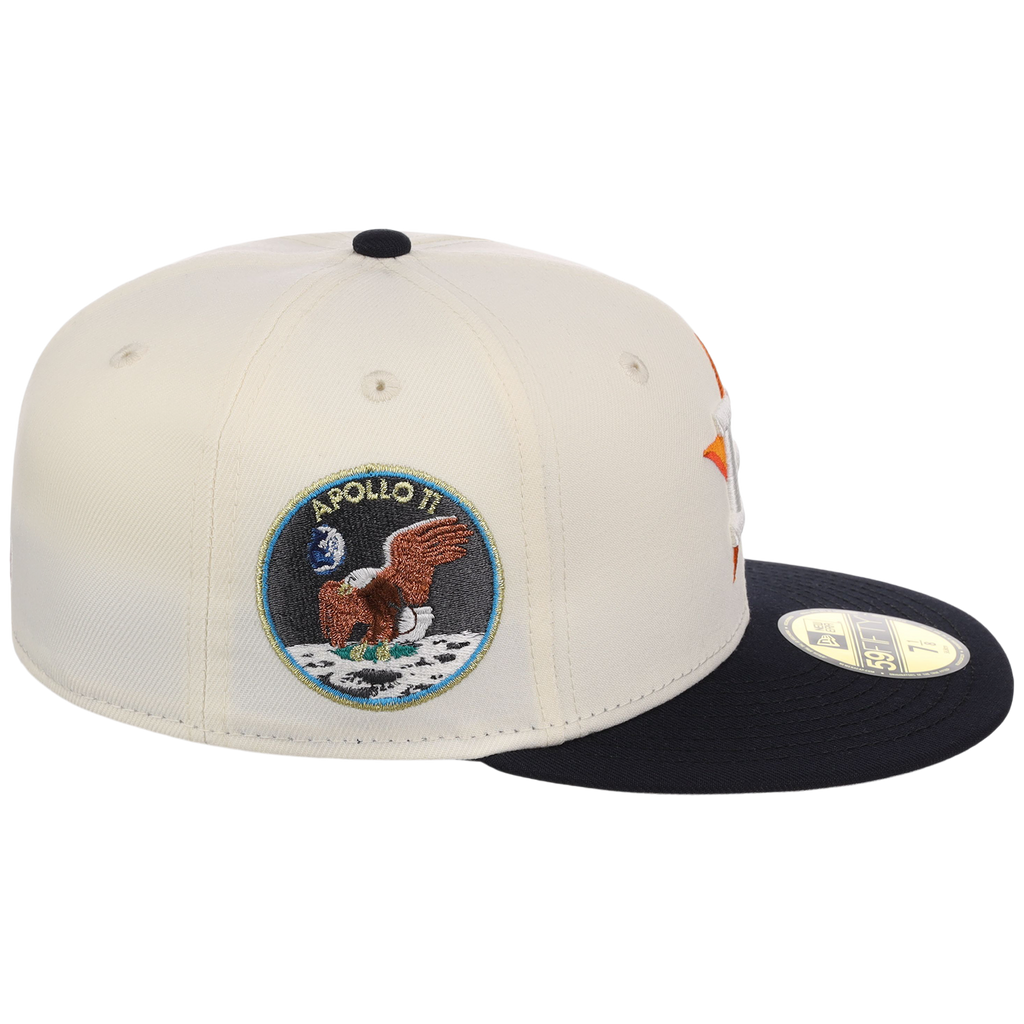 Houston Astros Houston Crown the City 'Spaceship' New Era 59FIFTY (Chrome/Navy)