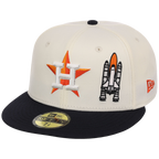 Houston Astros Houston Crown the City 'Spaceship' New Era 59FIFTY (Chrome/Navy)