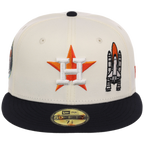 Houston Astros Houston Crown the City 'Spaceship' New Era 59FIFTY (Chrome/Navy)