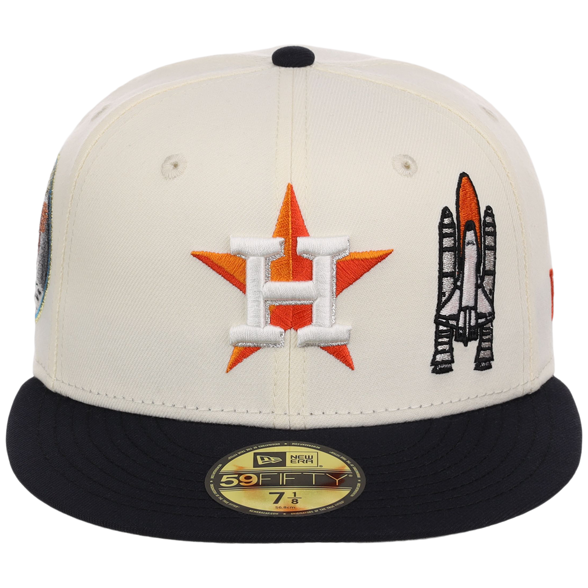 Houston Astros Houston Crown the City 'Spaceship' New Era 59FIFTY (Chrome/Navy)