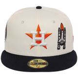 Houston Astros Houston Crown the City 'Spaceship' New Era 59FIFTY (Chrome/Navy)