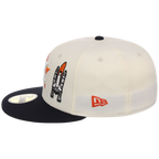 Houston Astros Houston Crown the City 'Spaceship' New Era 59FIFTY (Chrome/Navy)