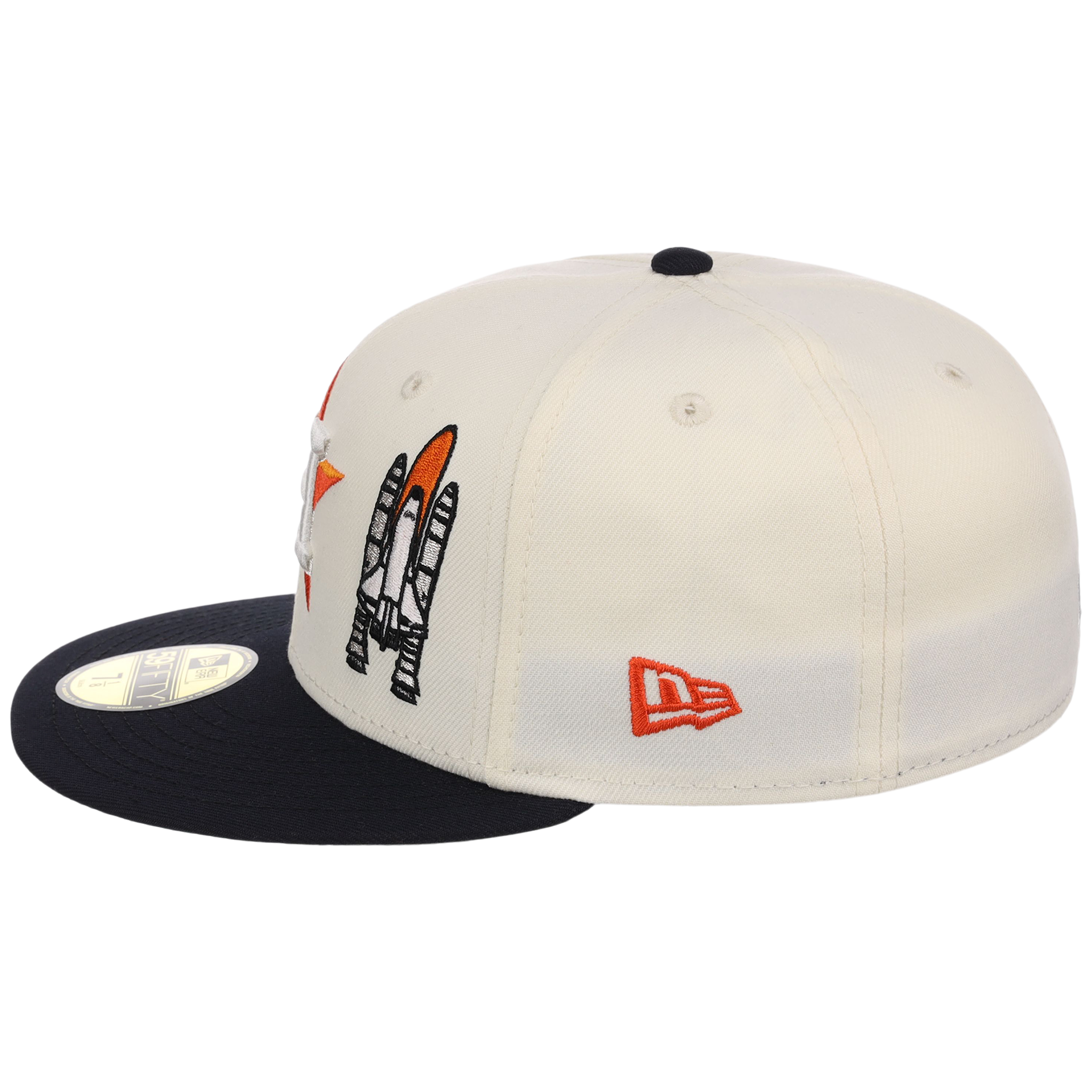 Houston Astros Houston Crown the City 'Spaceship' New Era 59FIFTY (Chrome/Navy)