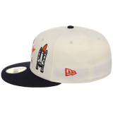 Houston Astros Houston Crown the City 'Spaceship' New Era 59FIFTY (Chrome/Navy)