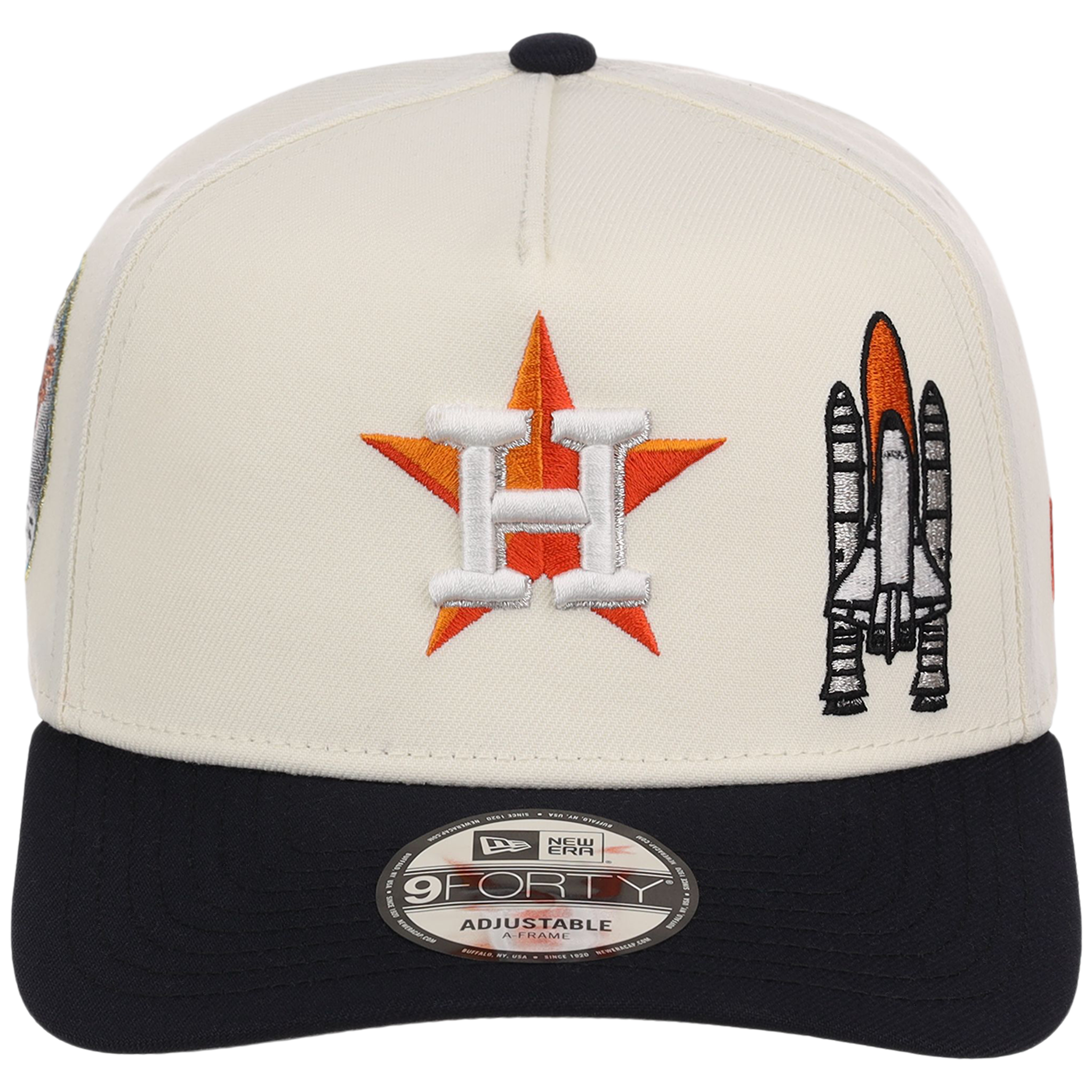 Houston Astros Houston Crown the City 'Spaceship' New Era 9FORTY (Chrome/Navy)
