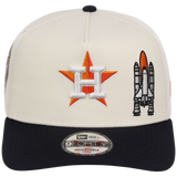 Houston Astros Houston Crown the City 'Spaceship' New Era 9FORTY (Chrome/Navy)