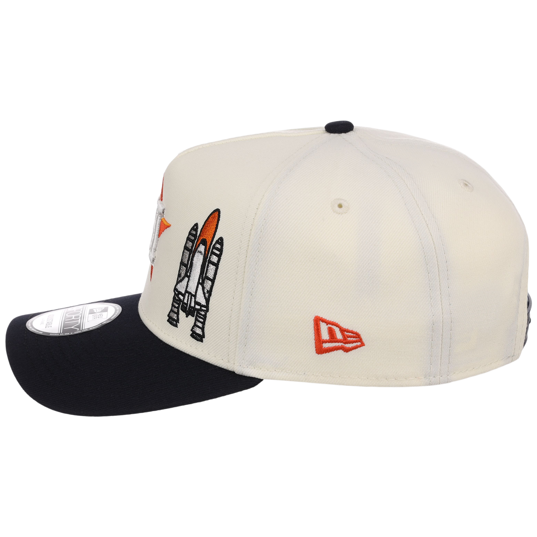 Houston Astros Houston Crown the City 'Spaceship' New Era 9FORTY (Chrome/Navy)
