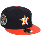 Houston Astros Houston Crown the City 'Spaceship' New Era 59FIFTY (Navy/Orange)