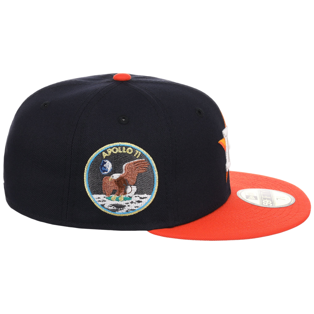 Houston Astros Houston Crown the City 'Spaceship' New Era 59FIFTY (Navy/Orange)