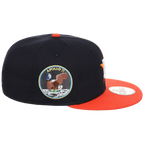 Houston Astros Houston Crown the City 'Spaceship' New Era 59FIFTY (Navy/Orange)