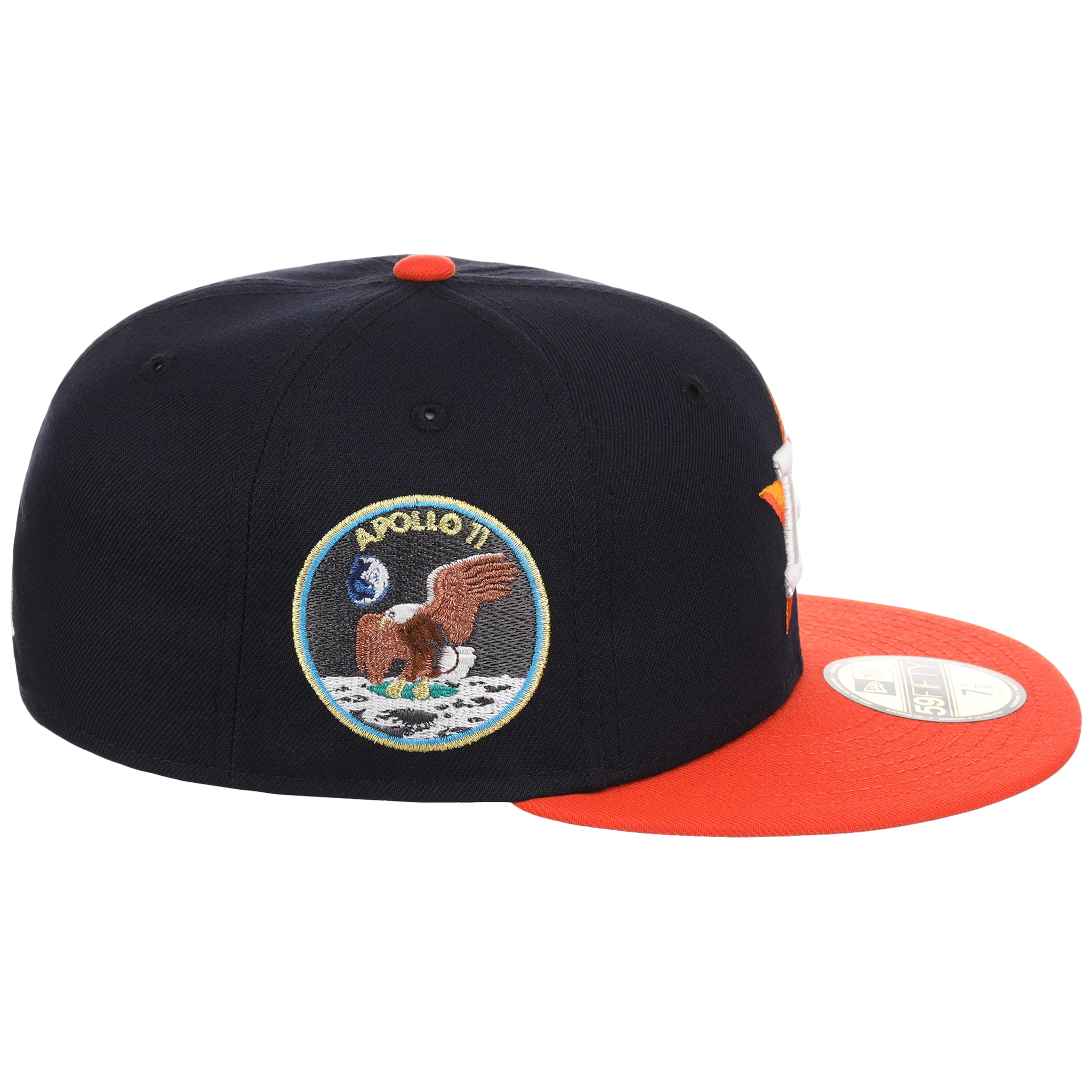 Houston Astros Houston Crown the City 'Spaceship' New Era 59FIFTY (Navy/Orange)