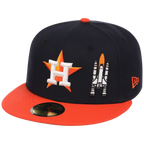 Houston Astros Houston Crown the City 'Spaceship' New Era 59FIFTY (Navy/Orange)