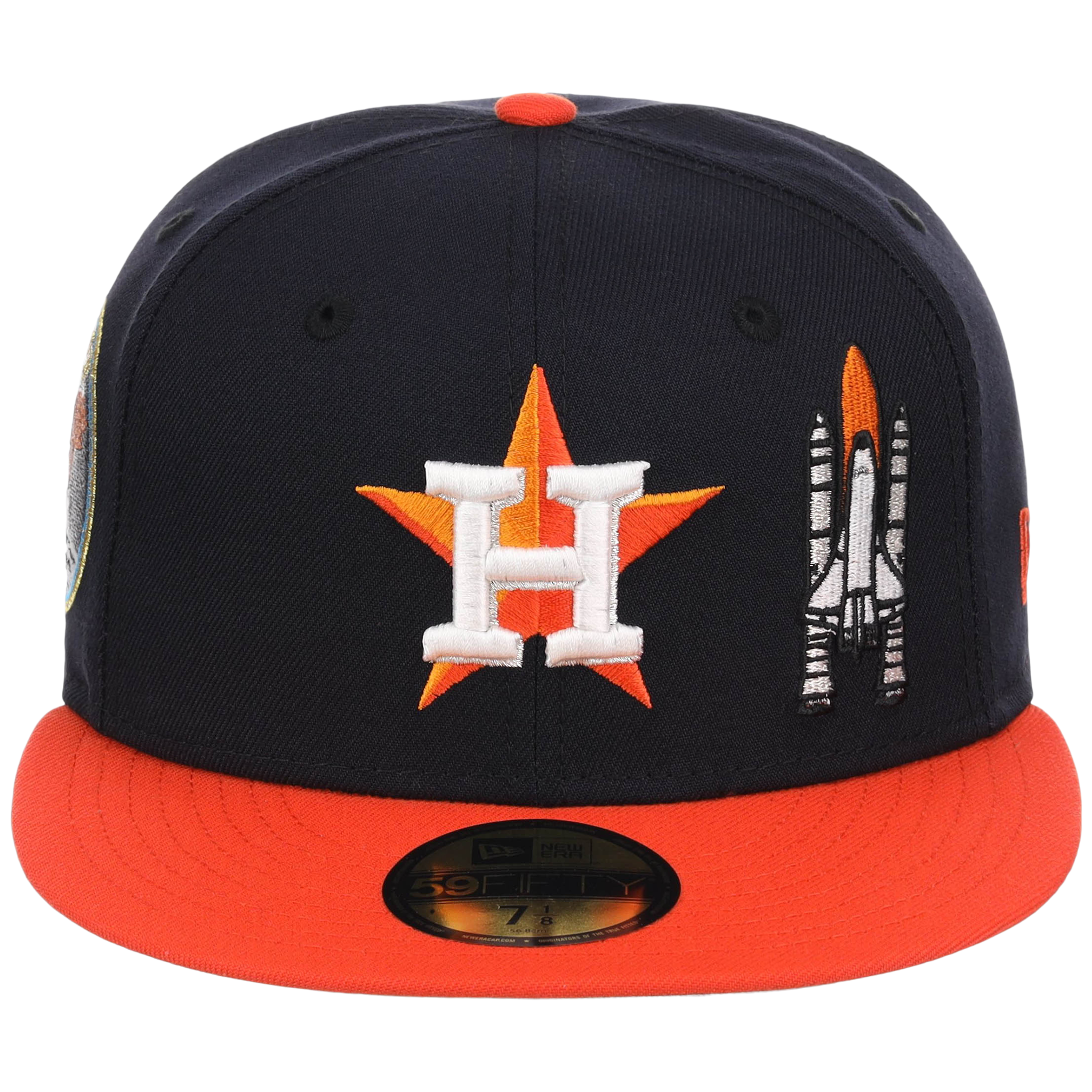 Houston Astros Houston Crown the City 'Spaceship' New Era 59FIFTY (Navy/Orange)