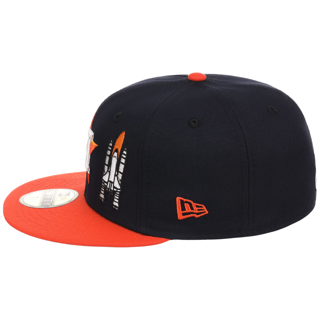 Houston Astros Houston Crown the City 'Spaceship' New Era 59FIFTY (Navy/Orange)