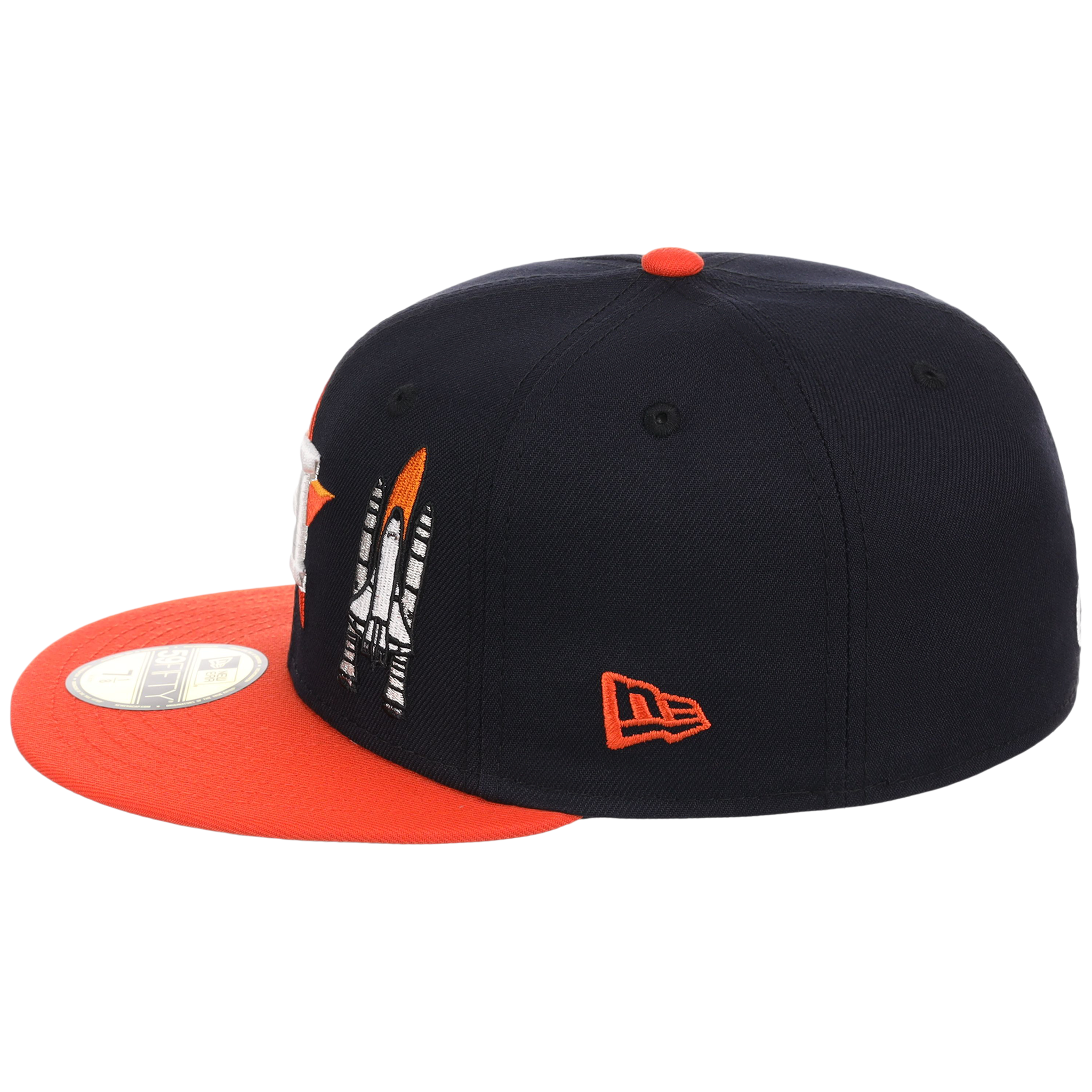 Houston Astros Houston Crown the City 'Spaceship' New Era 59FIFTY (Navy/Orange)