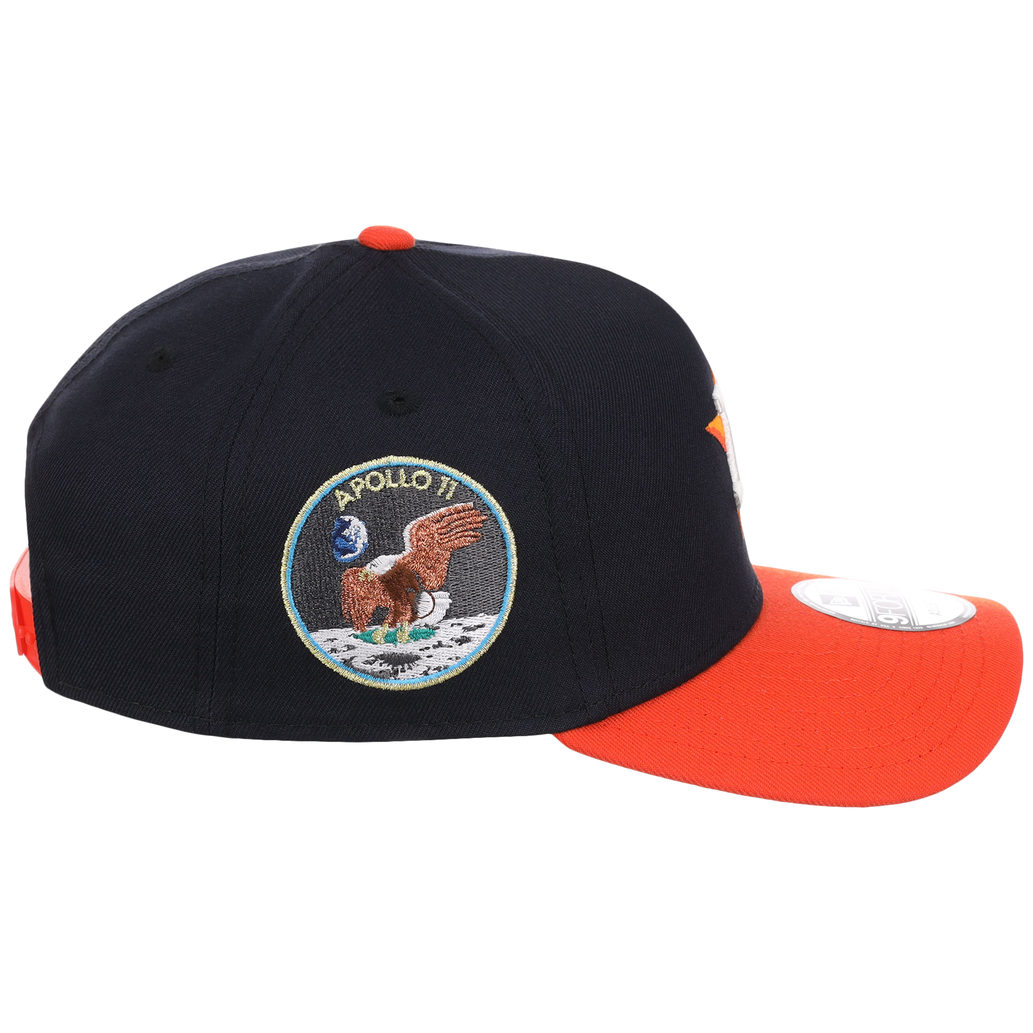 Houston Astros Houston Crown the City 'Spaceship' New Era 9FORTY (Navy/Orange)