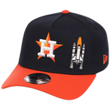 Houston Astros Houston Crown the City 'Spaceship' New Era 9FORTY (Navy/Orange)