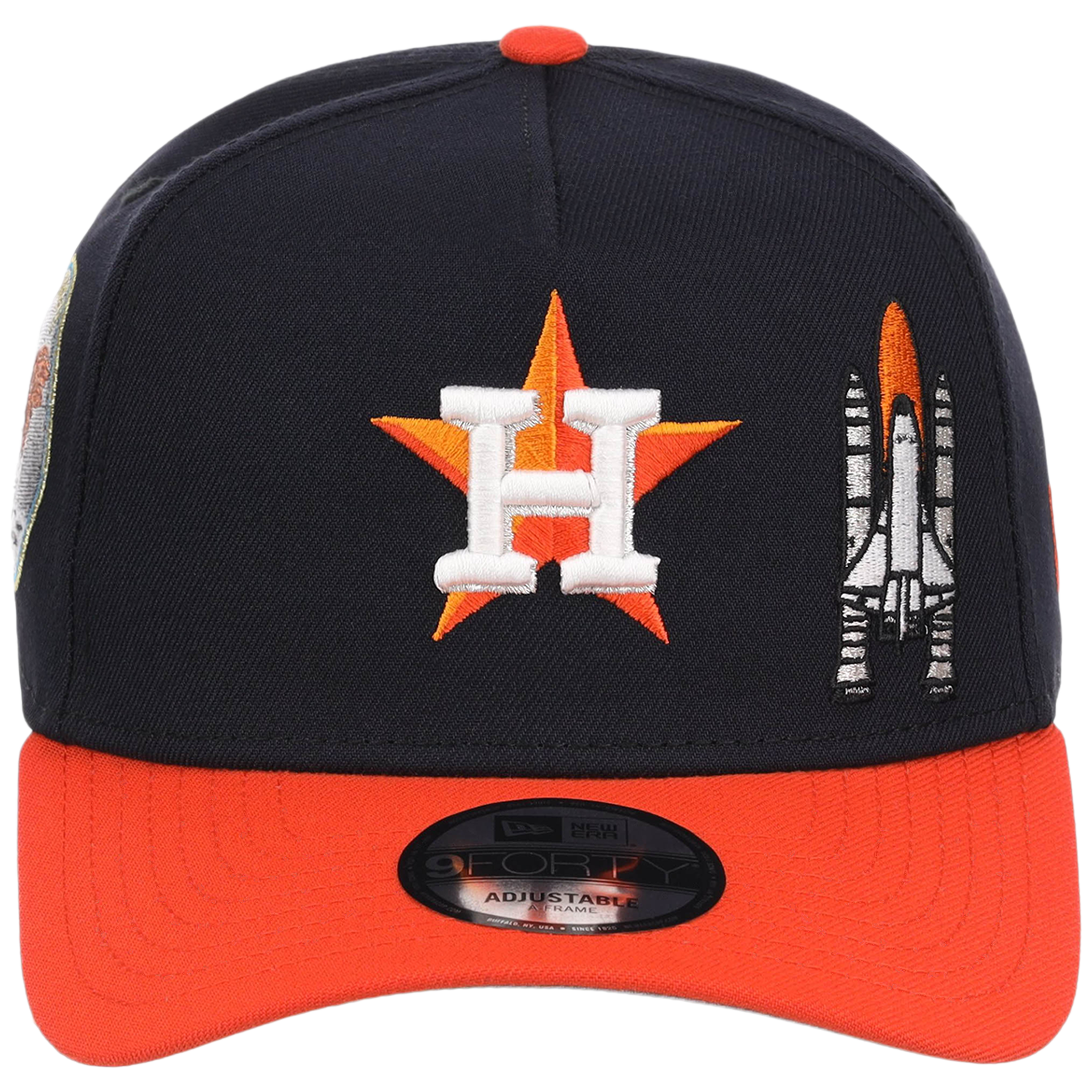 Houston Astros Houston Crown the City 'Spaceship' New Era 9FORTY (Navy/Orange)