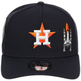 Houston Astros Houston Crown the City 'Spaceship' New Era 9FORTY (Navy/Navy)