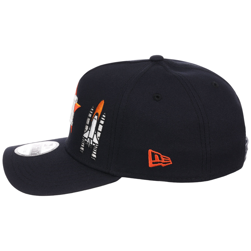 Houston Astros Houston Crown the City 'Spaceship' New Era 9FORTY (Navy/Navy)
