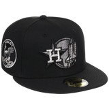Houston Astros Houston Crown the City 'Space Shuttle' New Era 59FIFTY (Black/Black)
