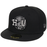 Houston Astros Houston Crown the City 'Space Shuttle' New Era 59FIFTY (Black/Black)
