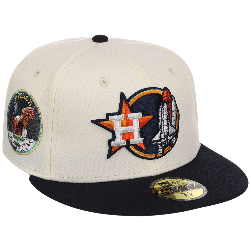 Houston Astros Houston Crown the City 'Space Shuttle' New Era 59FIFTY (Chrome/Navy)